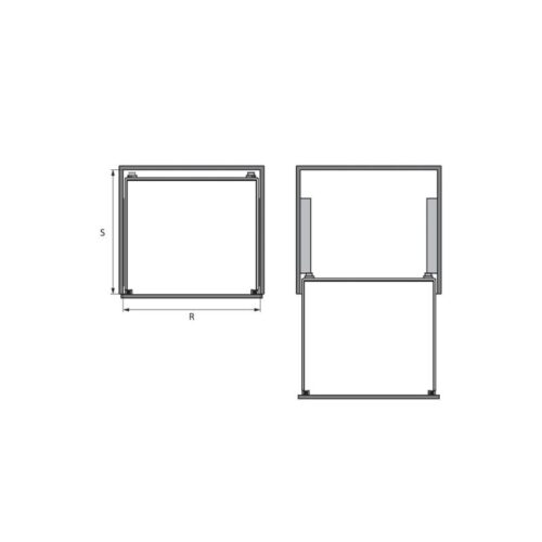 Giá bát đĩa Hafele Cappella 549.08.153 800mm 3 Bộ rổ bát đĩa Hafele Cappella 549.08.153 800mm