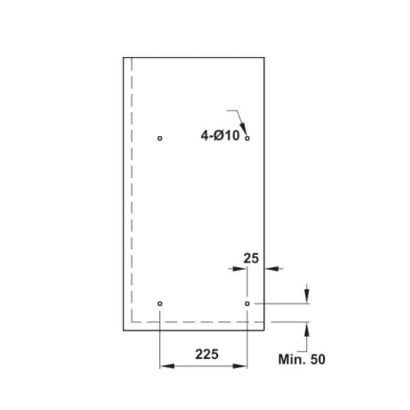 Bộ rổ bát đĩa Hafele Presto 544.40.034 900mm Bộ rổ bát đĩa Hafele Presto 544.40.034 900mm