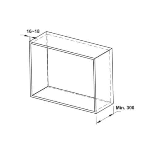 Bộ rổ bát đĩa Hafele Presto 544.40.034 900mm 4 Bộ rổ bát đĩa Hafele Presto 544.40.034 900mm