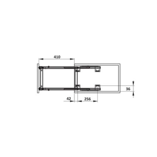 Bộ rổ gia vị Hafele Sonata 549.20.032 200mm 4 Bộ rổ gia vị Hafele Sonata 549.20.032 200mm