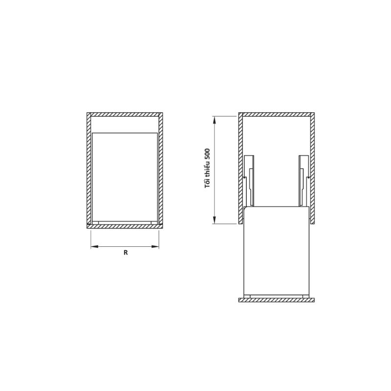 Bộ rổ gia vị Hafele Sonata 549.20.039 350mm Bộ rổ gia vị Hafele Sonata 549.20.039 350mm