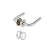 Bộ tay nắm gạt nắp chụp tròn dáng cong Häfele DIY 499.62.673 2 Bộ tay nắm gạt Häfele DIY 499.62.673