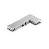 Kẹp kính chữ L inox mờ Hafele 981.50.040