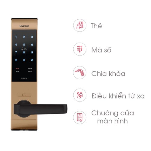 Khóa thẻ từ Hafele EL7500-TC 912.20.558 3 Tính năng Khóa thẻ từ Hafele EL7500-TC 912.20.558