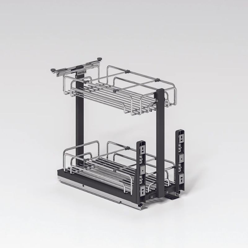 Ảnh giá gia vị Inox 304 Hafele Omero 547.10.062 250mm Ảnh giá gia vị Inox 304 Hafele Omero 547.10.062 250mm