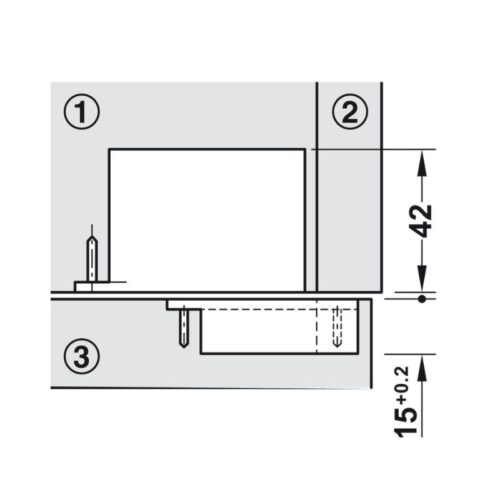 Bản lề âm 3 chiều Hafele 342.79.700 8 Kích thước bản lề âm 3 chiều Hafele 342.79.700-4