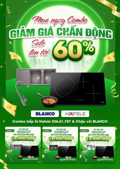 Mua ngay combo giảm giá chấn động - Sale lên tới 60%