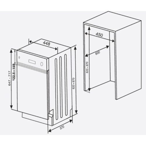 Máy rửa chén Hafele HDW-B4512B 533.23.340 5 kich thuoc may rua chen hafele hdw b4512b 533 23 340