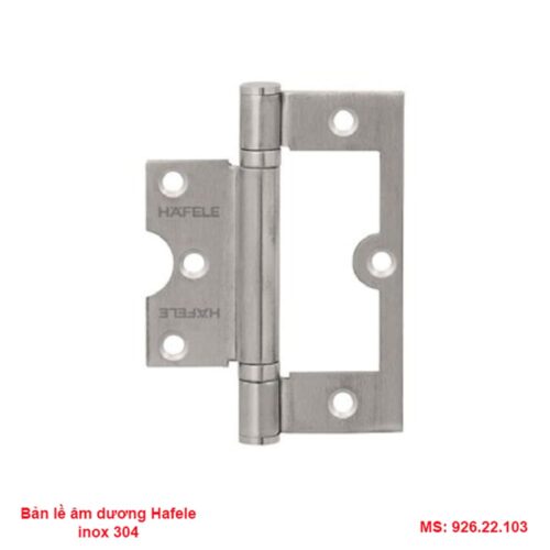 Bản lề âm dương Hafele inox 926.22.103