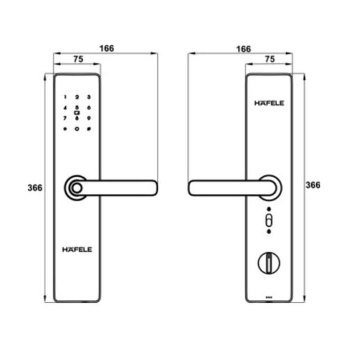 Khóa điện tử AL2402B màu đen Hafele 912.20.692 3 thong so khoa dien tu al2402b mau den hafele 912 20 692 1