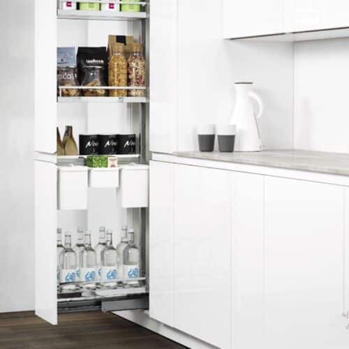 Bộ kệ tủ 6 tầng, rổ lưới DISPENSA 90 ARENA 300mm Hafele 546.54.631 3 Ảnh bộ kệ tủ 6 tầng, rổ lưới DISPENSA 90 ARENA 300mm Hafele 546.54.631