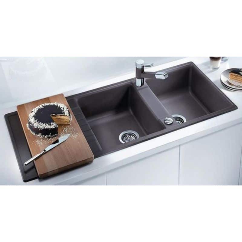 Không gian chậu rửa bát Hafele Blancozia màu xám 8S 565.76.959 Chậu rửa bát Hafele Blancozia màu xám 8S 565.76.959