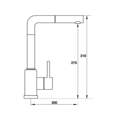 Vòi rửa bát Hafele HF-GI501 569.15.501