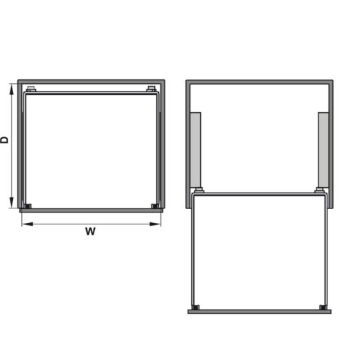 Bộ rổ kéo lọt lòng ARENA Hafele 540.26.655, tủ rộng 500mm 6 Lắp đặt bộ rổ kéo lọt lòng ARENA Hafele 540.26.655, tủ rộng 500mm