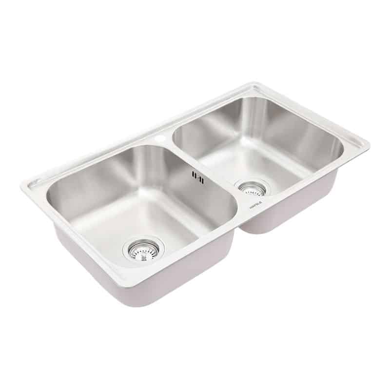 Phía trên Chậu rửa bát Hafele Claudius HS-SD8648 567.20.493 Chậu rửa bát Hafele Claudius HS-SD8648 567.20.493