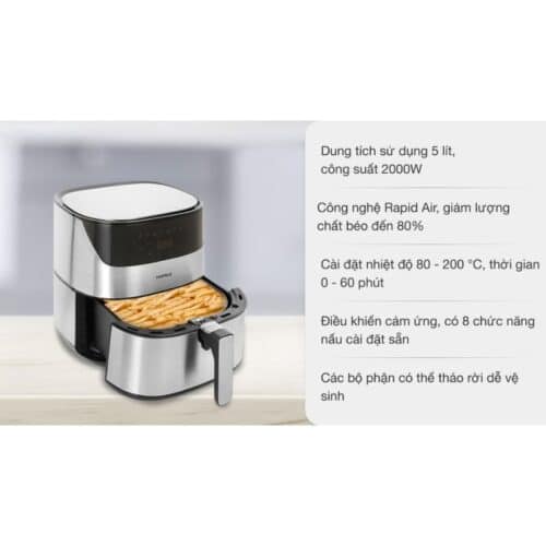 Nồi chiên không dầu 5L Hafele AF-T5A 535.43.712 4 Tính năng nồi chiên không dầu 5L Hafele AF-T5A 535.43.712