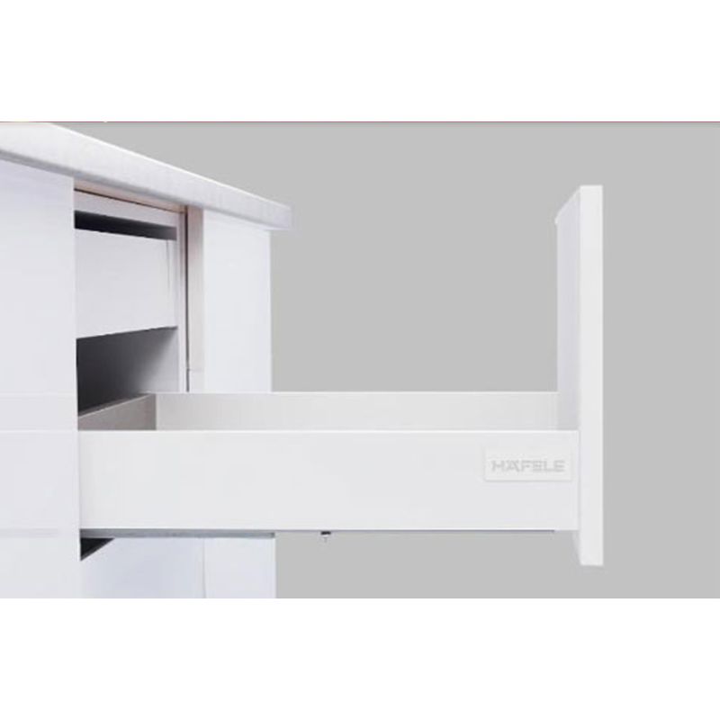 Ảnh thực tế ray hộp Hafele 552.35.745 Alto-S H120 mm màu trắng mờ Ảnh thực tế ray hộp Hafele 552.35.745 Alto-S H120 mm màu trắng mờ