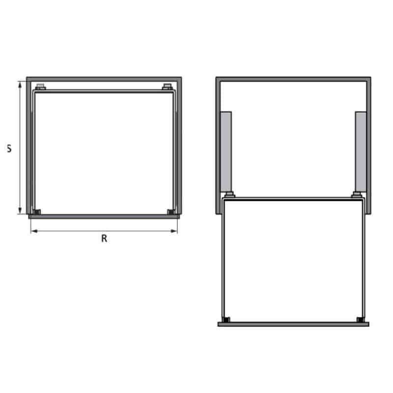 Kích thước bộ rổ chén đĩa CUCINA CAPPELLA 549.08.148 900mm Inox 304 Kích thước bộ rổ chén đĩa CUCINA CAPPELLA 549.08.148 900mm Inox 304