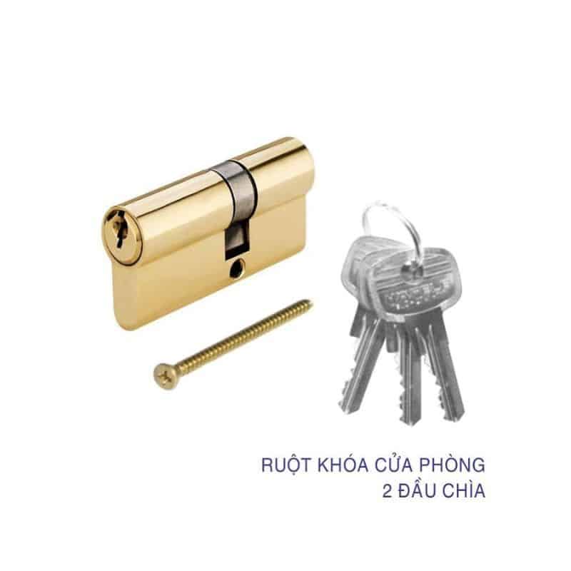 Ruột khóa 2 đầu Hafele 916.96.600, 60mm Đồng thau Ruột khóa 2 đầu Hafele 916.96.600, 60mm Đồng thau