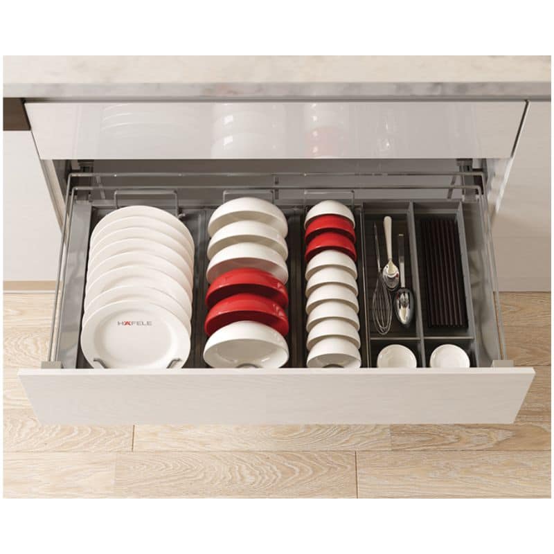 Ảnh thực tế bộ rổ bát đĩa Hafele Kason Flex 549.08.887 800mm Ảnh thực tế bộ rổ bát đĩa Hafele Kason Flex 549.08.887 800mm