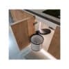 Ảnh thực tế thùng rác gắn cánh lắp âm cửa Hafele Viola 502.24.006