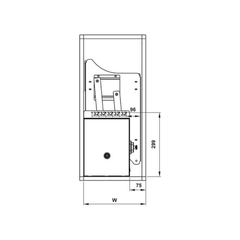 Bộ rổ bát đĩa Hafele Lento 504.76.012 800mm Bộ rổ bát đĩa Hafele Lento 504.76.012 800mm