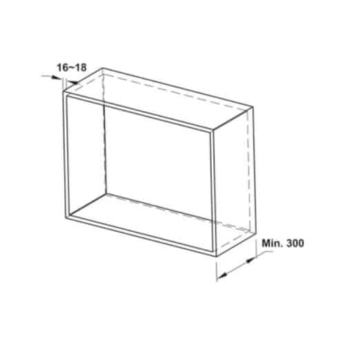 Bộ rổ bát đĩa Hafele Presto 544.40.023 600mm