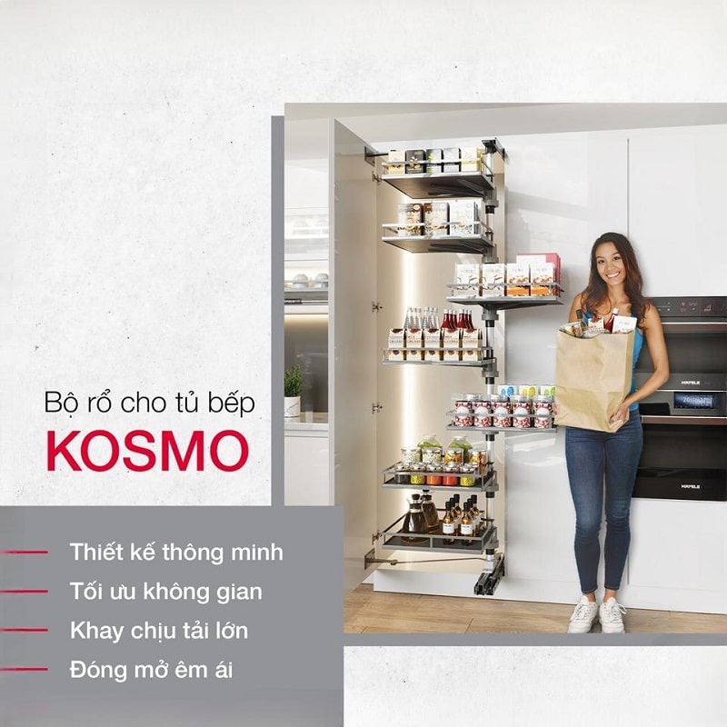 Ảnh Tủ đồ khô Hafele Kosmo Kara Vario 595.82.815 Ảnh Tủ đồ khô Hafele Kosmo Kara Vario 595.82.815