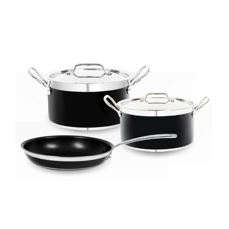 Bộ nồi chảo Hafele 531.08.043 màu đen Bộ nồi chảo Hafele 531.08.043 màu đen
