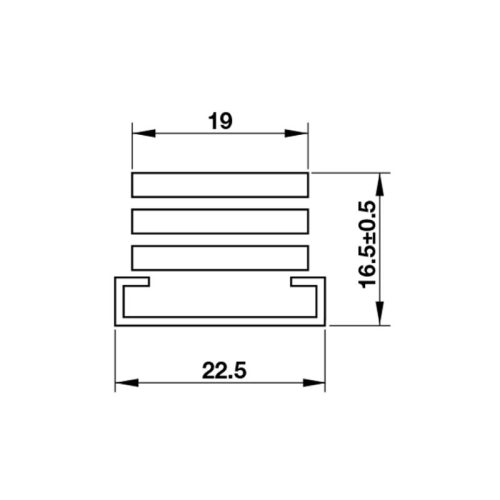 Kích thước bản lề chữ A cửa nhôm 82Kg Hafele 972.05.366