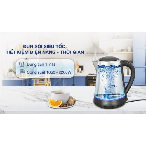 Bình đun siêu tốc Hafele 1.7 lít HS-K1703X 535.43.733 8 Hình ảnh thực tế bình đun siêu tốc Hafele 1.7 lít HS-K1703X 535.43.733