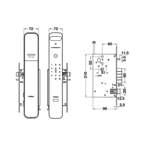 Khóa điện tử PP9100 Hafele 912.20.697 4 thong so khoa dien tu pp9100 hafele 912 20 697