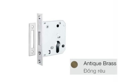 Thân khóa chốt chết Hafele màu đồng rêu 911.22.881