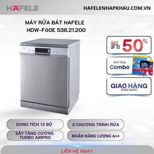 Máy rửa bát độc lập Hafele HDW-F60E 538.21.200