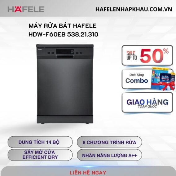 Máy rửa bát độc lập Hafele HDW-F60EB 538.21.310