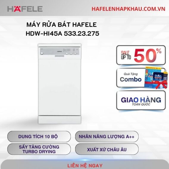 Máy rửa bát Hafele HDW-HI45A 533.23.275