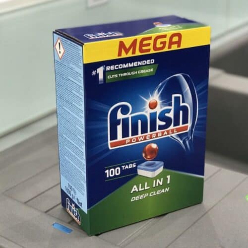 Viên rửa bát Finish All In One 100 viên 4 Bao bì Viên rửa bát Finish All In One 100 viên