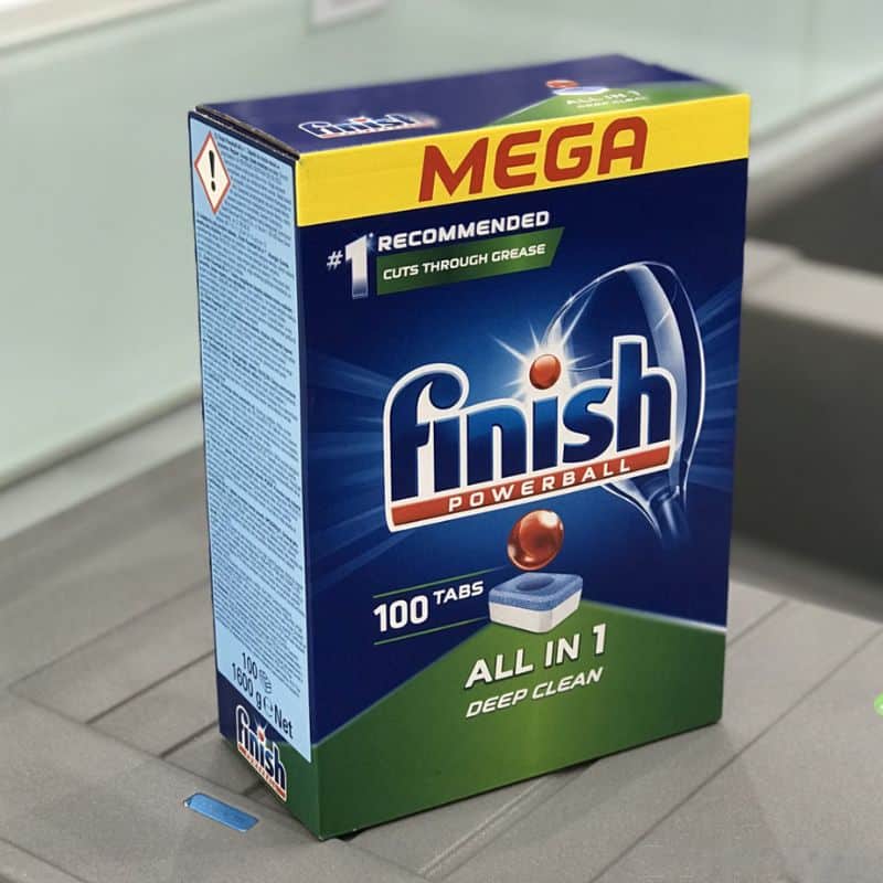 Bao bì Viên rửa bát Finish All In One 100 viên Bao bì Viên rửa bát Finish All In One 100 viên