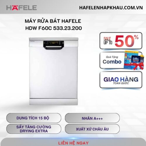 Máy rửa chén bát độc lập Hafele HDW F60C 533.23.200