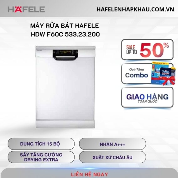 Máy rửa chén bát độc lập Hafele HDW F60C 533.23.200