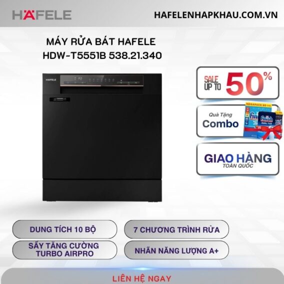 Máy rửa bát để bàn Hafele HDW-T5551B 538.21.340