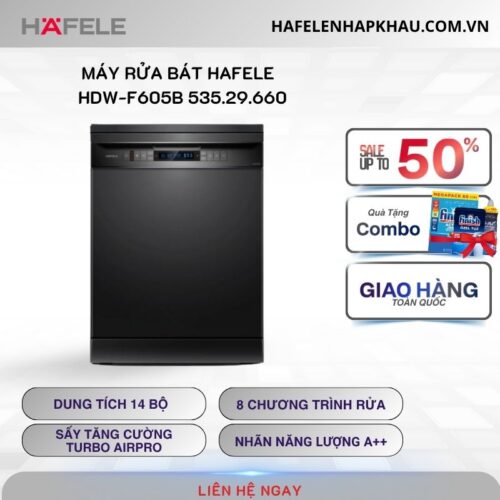 Máy rửa bát độc lập Hafele HDW-F605B 535.29.660