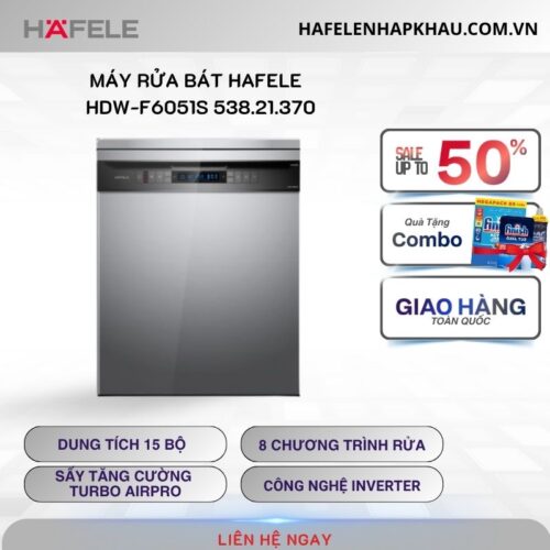 Máy rửa bát độc lập Hafele HDW-F6051S 538.21.370
