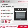 Lò nướng âm tủ Hafele HO-K60B 534.05.581 1 Lò nướng âm tủ Hafele HO-K60B 534.05.581