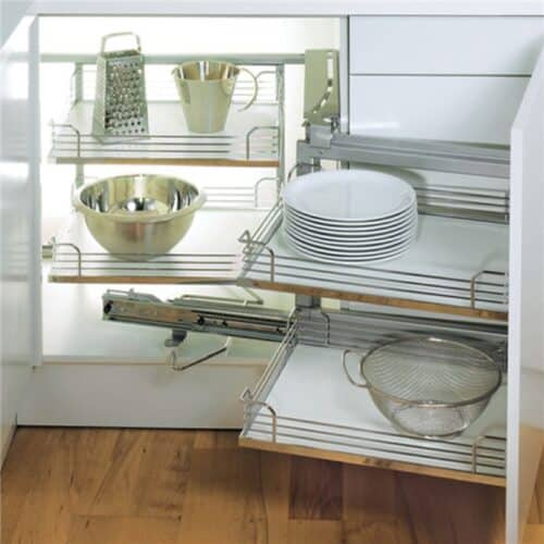 Bộ tủ góc gắn cánh trước, mở trái CLEARANCE Hafele 548.21.012 3 Ảnh thực tế bộ tủ góc gắn cánh trước, mở trái CLEARANCE Hafele 548.21.012