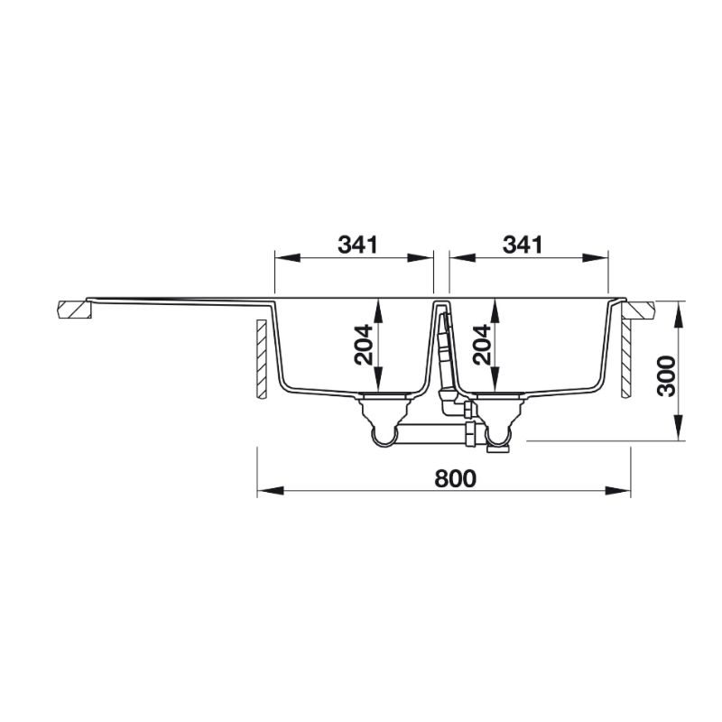 thông số kỹ thuật của Chậu đá Hafele Julius HS-GDD11650 570.35.560 thông số kỹ thuật của Chậu đá Hafele Julius HS-GDD11650 570.35.560