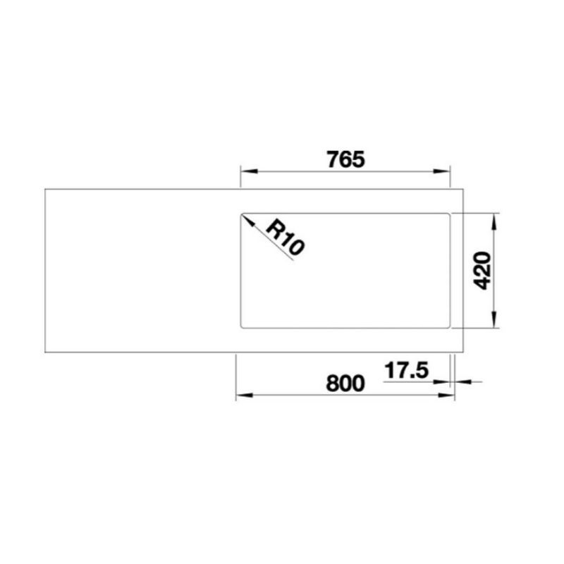 thông số kỹ thuật của Chậu rửa bát Hafele Blanco Quatrus R15 285/435-IU 570.27.160 thông số kỹ thuật của Chậu rửa bát Hafele Blanco Quatrus R15 285/435-IU 570.27.160