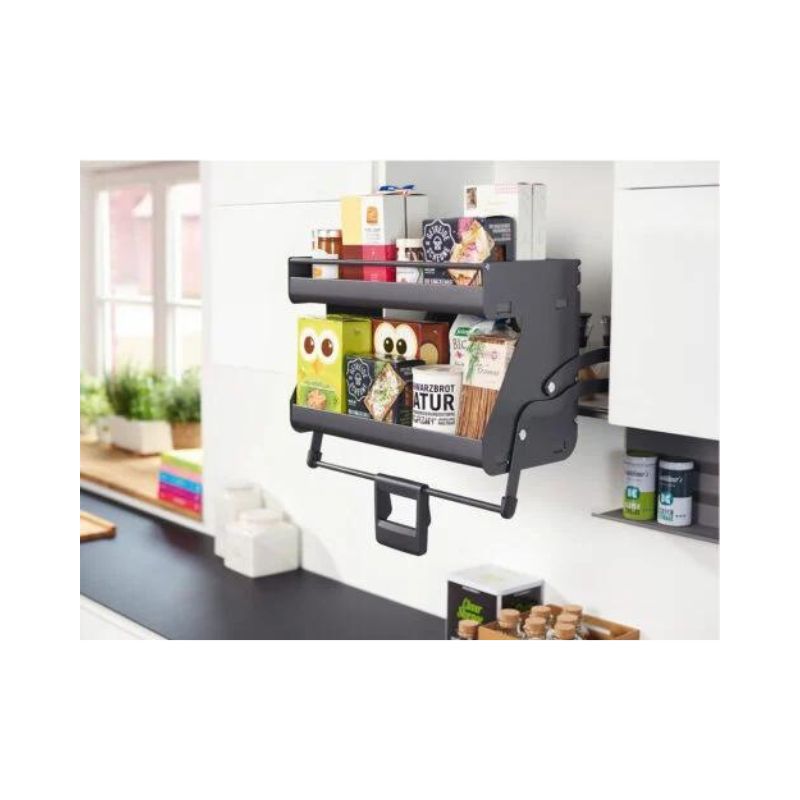 Kệ nâng hạ Imove Anthracite Double 600mm Hafele 504.68.323 Kệ nâng hạ Imove Anthracite Double 600mm Hafele 504.68.323