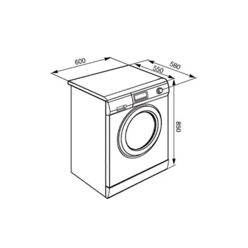 Kích thước máy giặt kết hợp sấy Hafele Smeg LSF147E 536.94.567 Kích thước máy giặt kết hợp sấy Hafele Smeg LSF147E 536.94.567