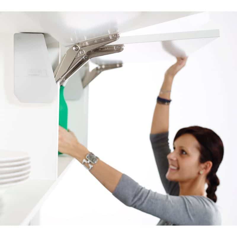 Lắp đặt bộ tay nâng FREE FLAP 1.7 Hafele 493.05.820 nắp trắng Lắp đặt bộ tay nâng FREE FLAP 1.7 Hafele 493.05.820 nắp trắng